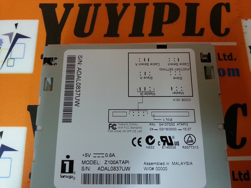 IOMEGA Z100ATAPI 100MB IDE 3.5 INTERNAL ZIP DRIVE PLC DCS SERVO